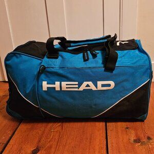 Head Duffle Bag in Turquoise & Black